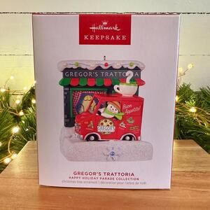 Gregor's Trattoria Hallmark Ornament: Happy Holidays Parade, Storytellers (NRFB)